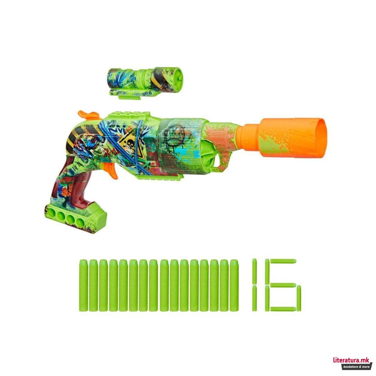 Пиштол со мека муниција, NERF Zombie Driller 