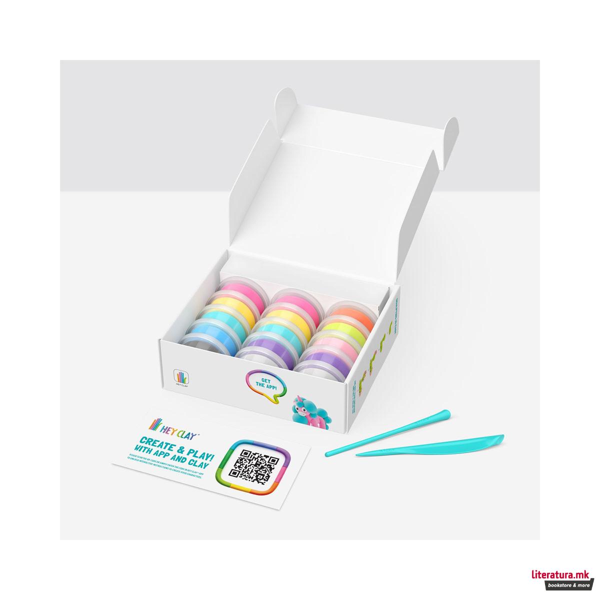 Сет за изработка со глина Rainbow Unicorns 