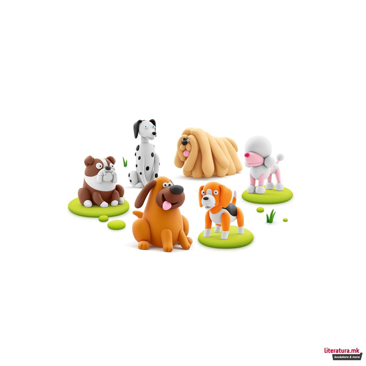 Сет за изработка со глина Dog Buddies 