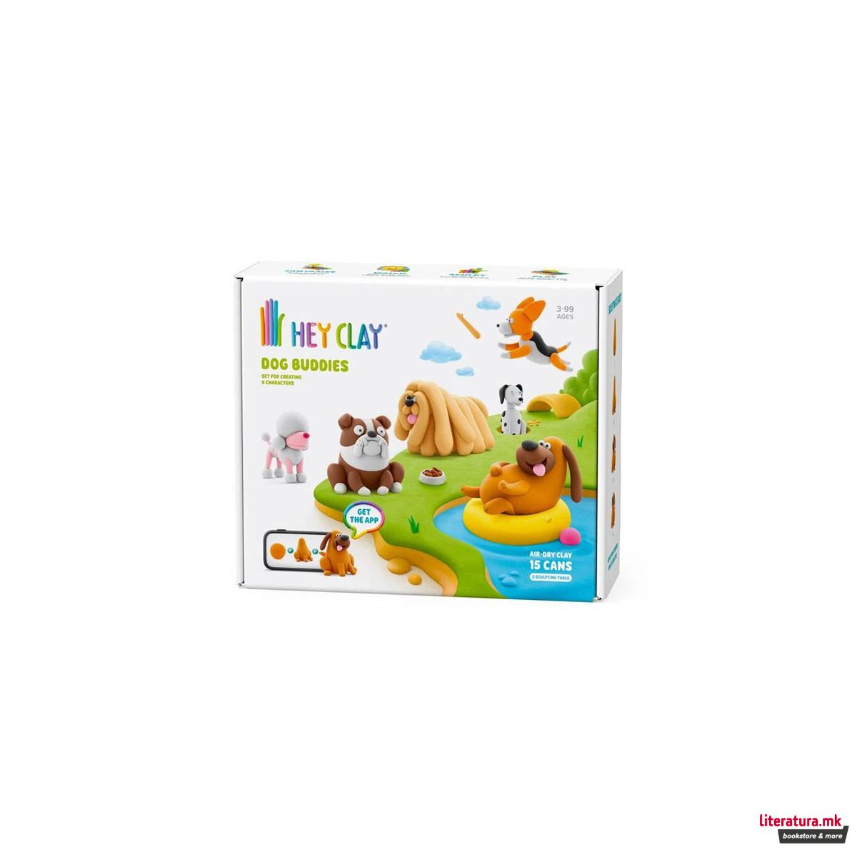 Сет за изработка со глина Dog Buddies 