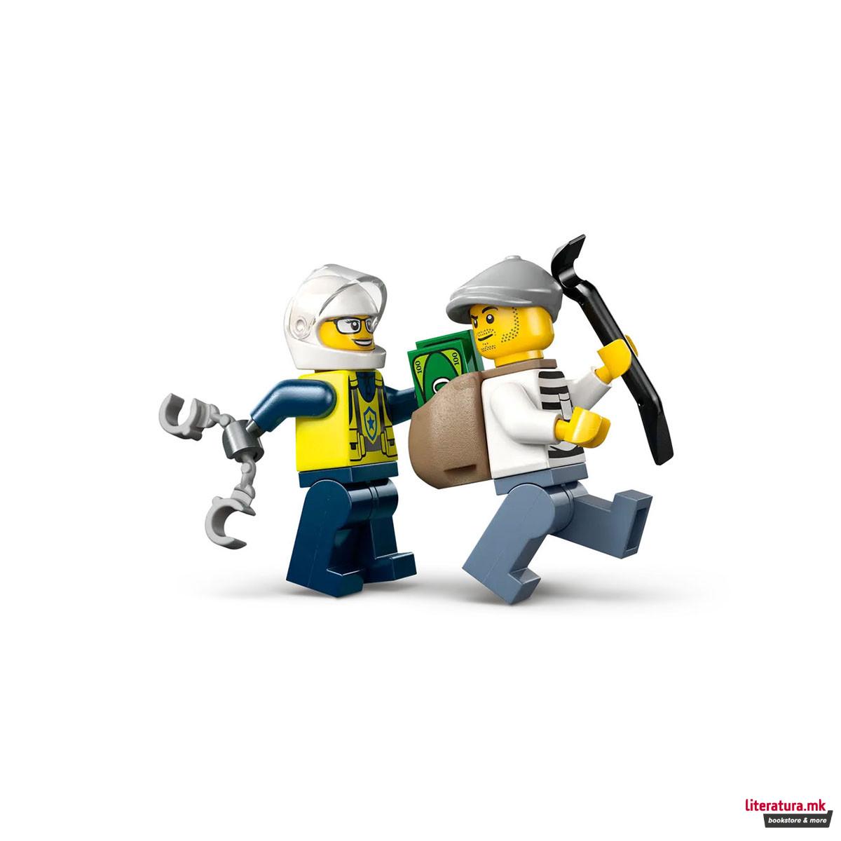 LEGO коцки, City, Police Motorcycle Chase