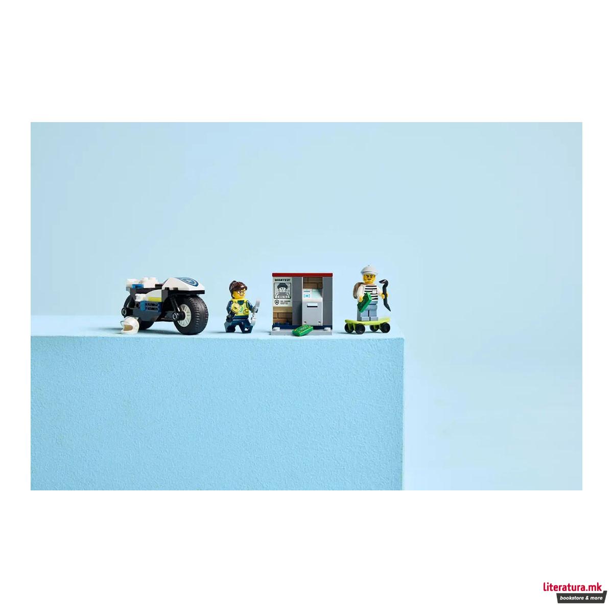LEGO коцки, City, Police Motorcycle Chase