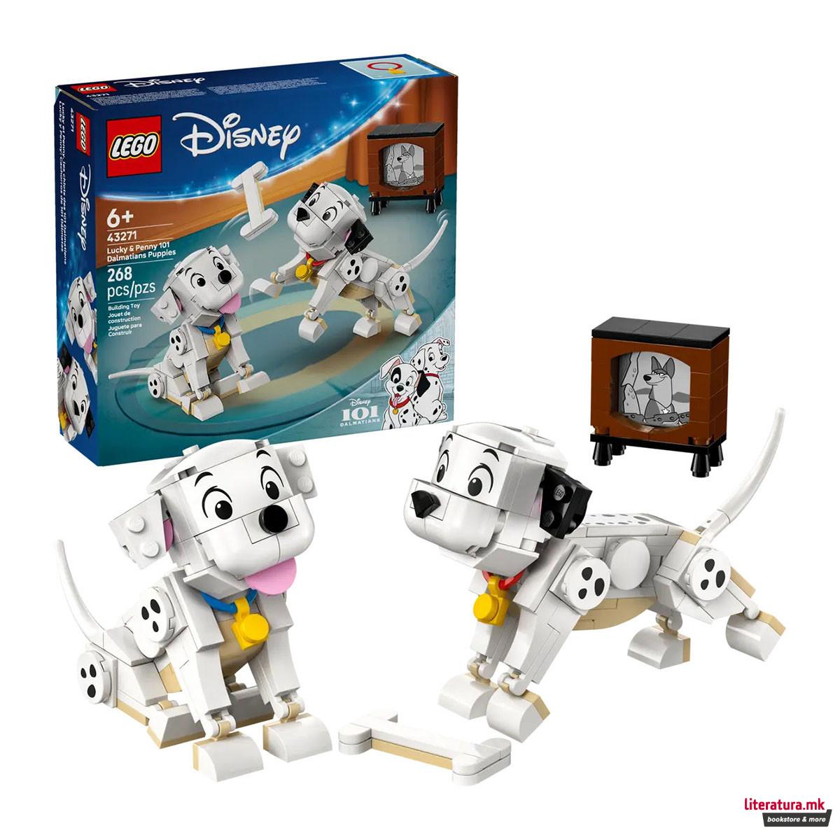 LEGO коцки, Disney, Lucky & Penny 101 Dalmatians Puppies