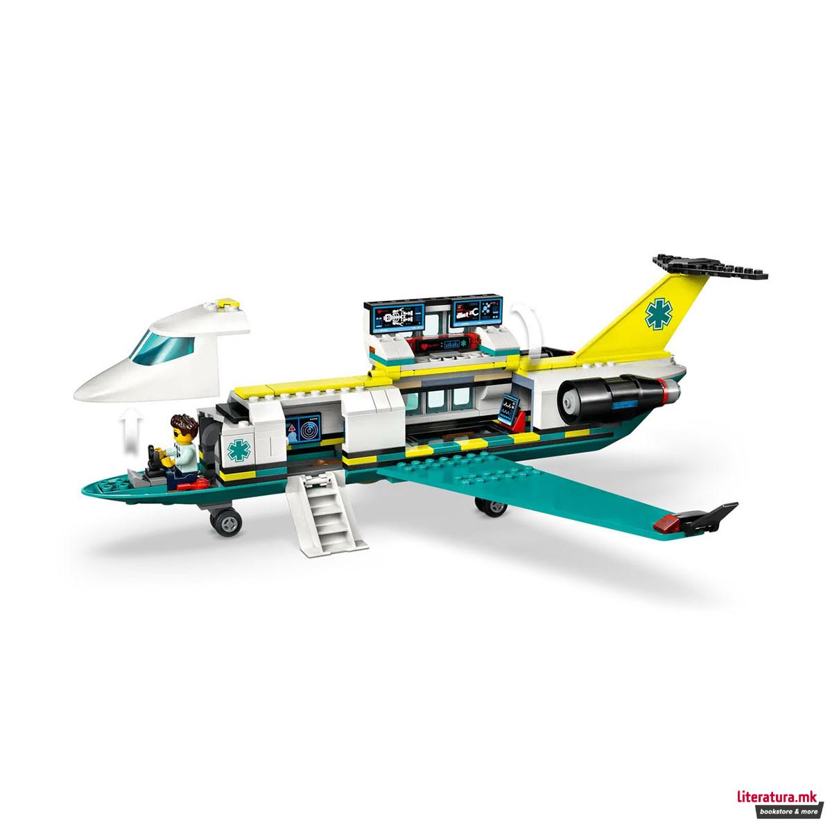 LEGO коцки, City, Emergency Air Ambulance Airplane