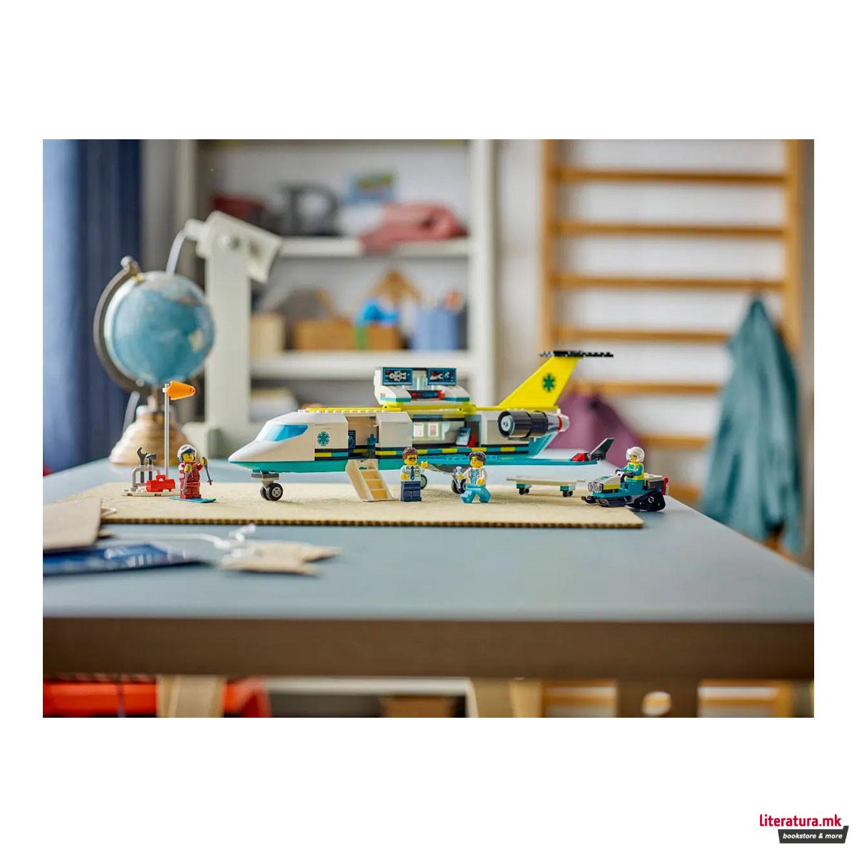 LEGO коцки, City, Emergency Air Ambulance Airplane