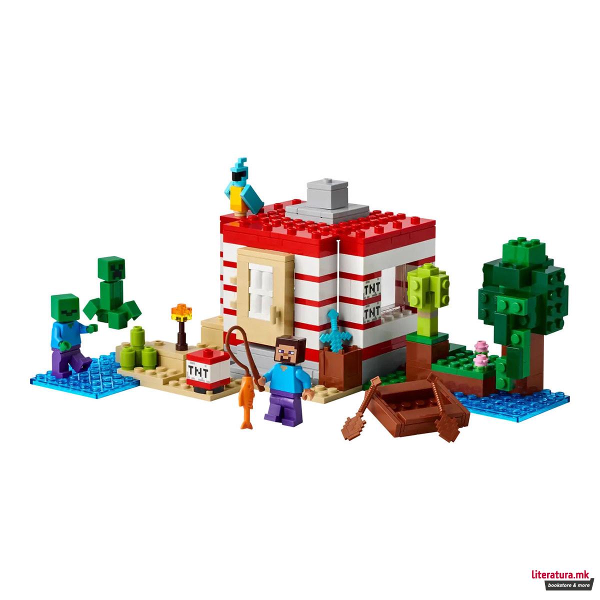 LEGO коцки, Minecraft, The TNT Jungle House 