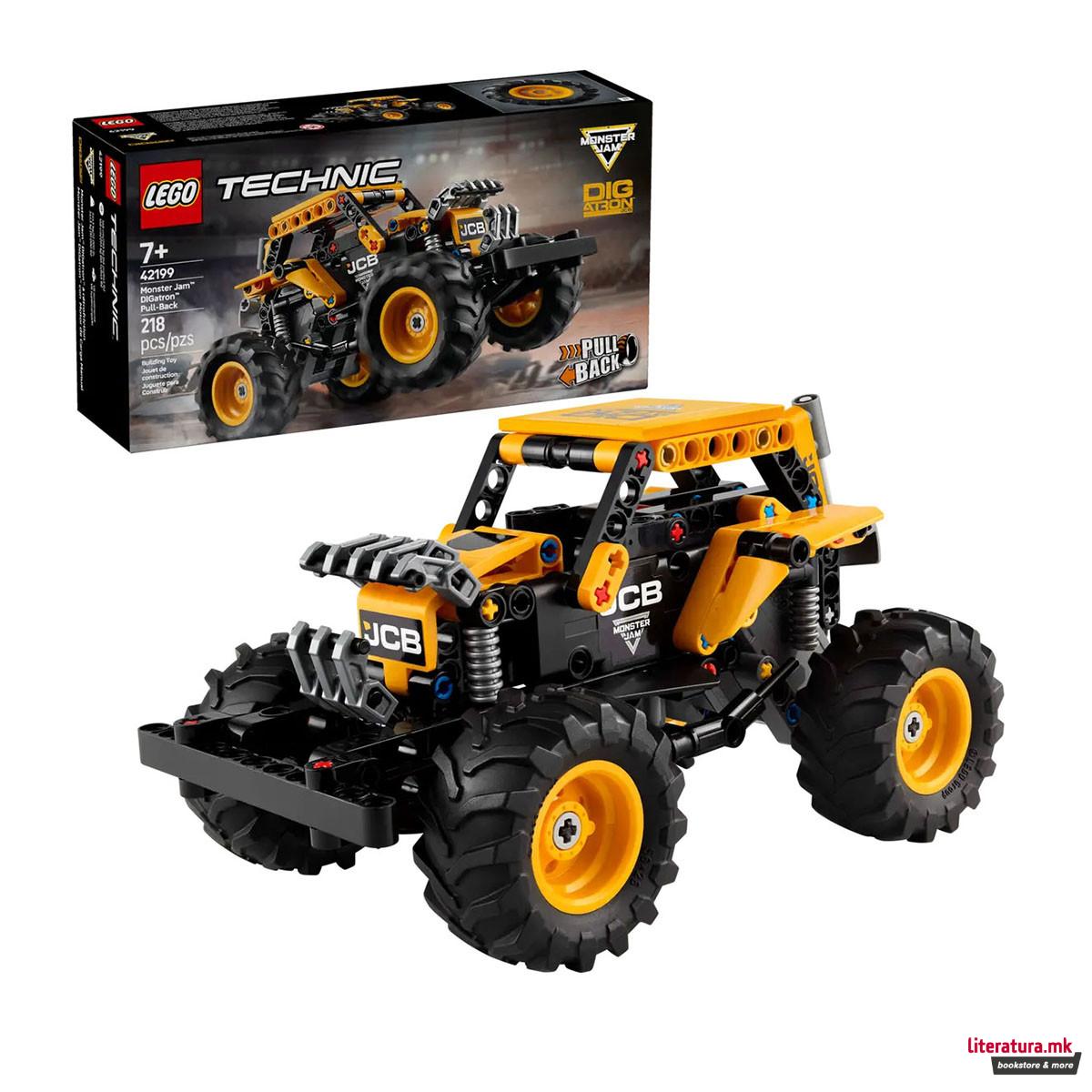 LEGO коцки, Technic, Monster Jam™ DIGatron™ Pull-Back