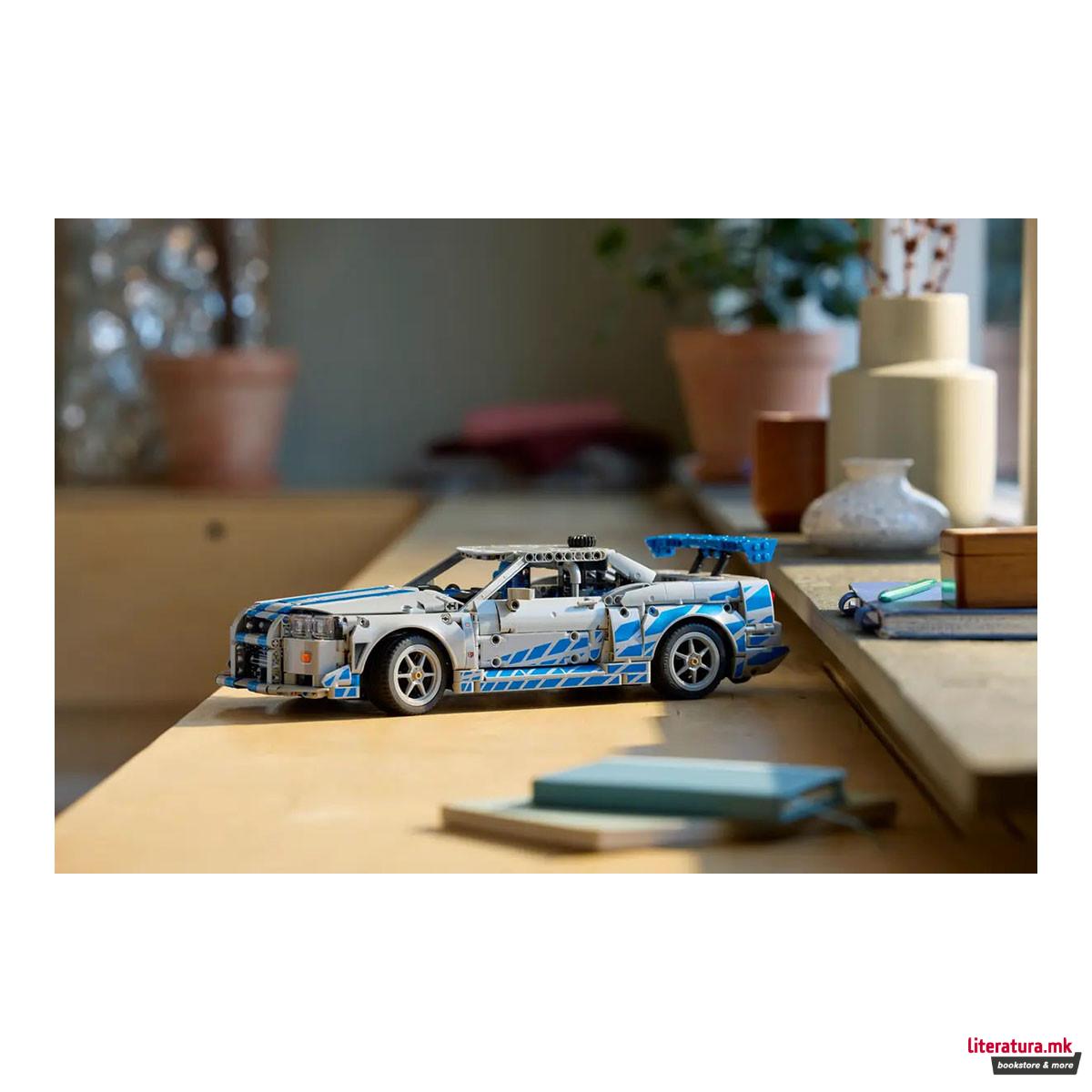 LEGO коцки, Technic, 2 Fast 2 Furious Nissan Skyline GT-R (R34) Car