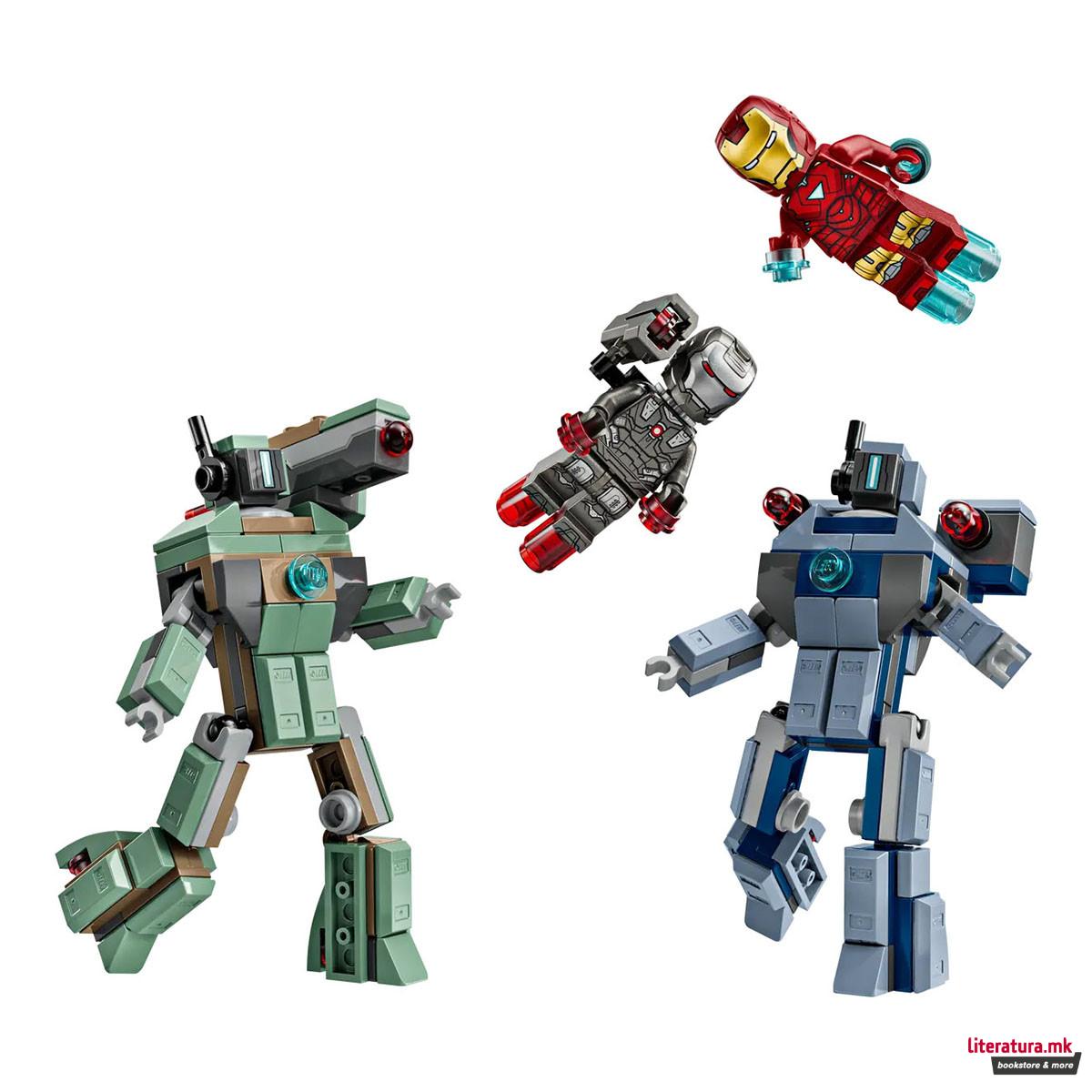 LEGO коцки, Marvel, Iron Man & War Machine vs. Hammer Drones 