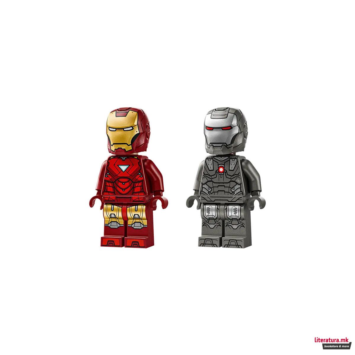 LEGO коцки, Marvel, Iron Man & War Machine vs. Hammer Drones 
