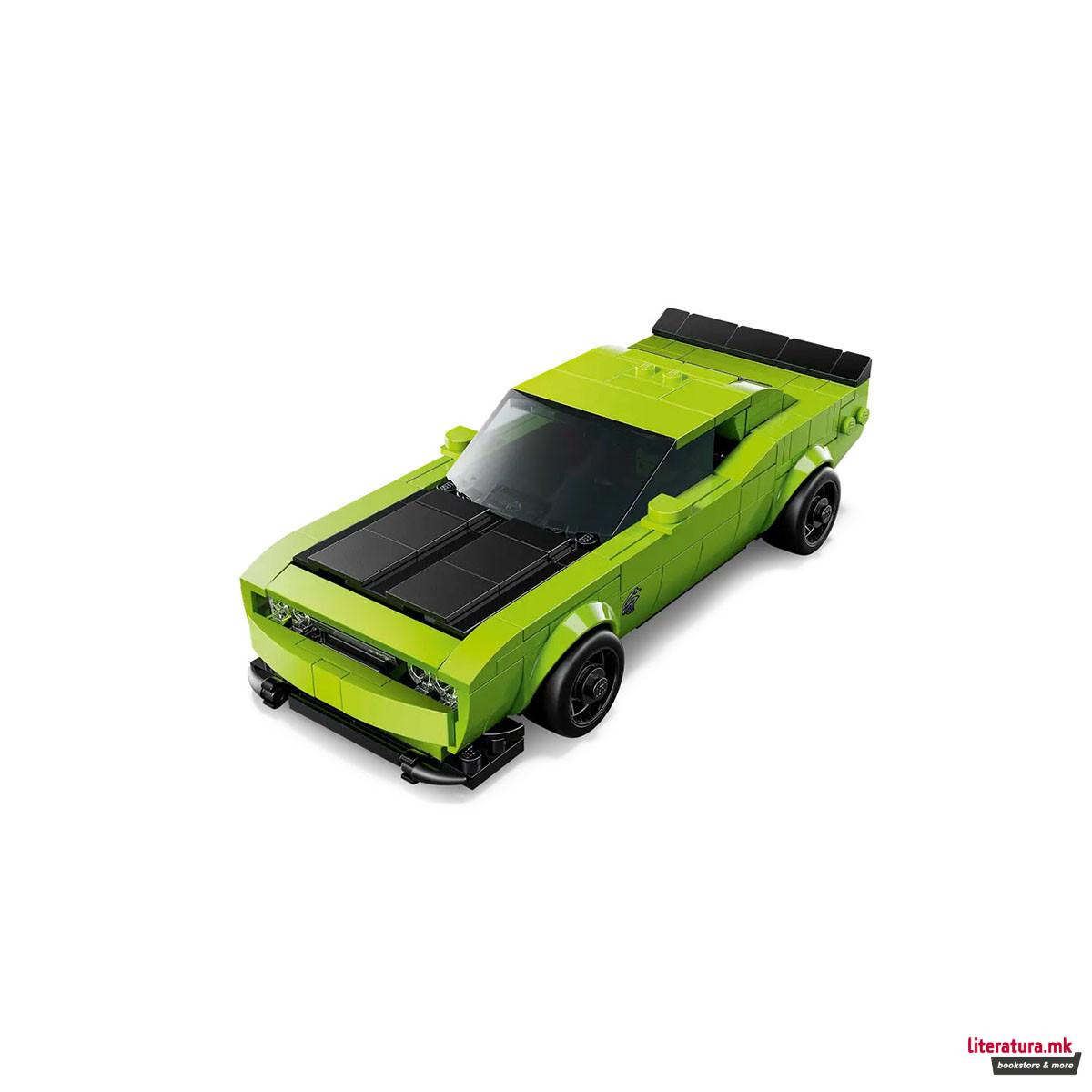 LEGO коцки, Speed Champions, Dodge Challenger SRT Hellcat Sports Car 
