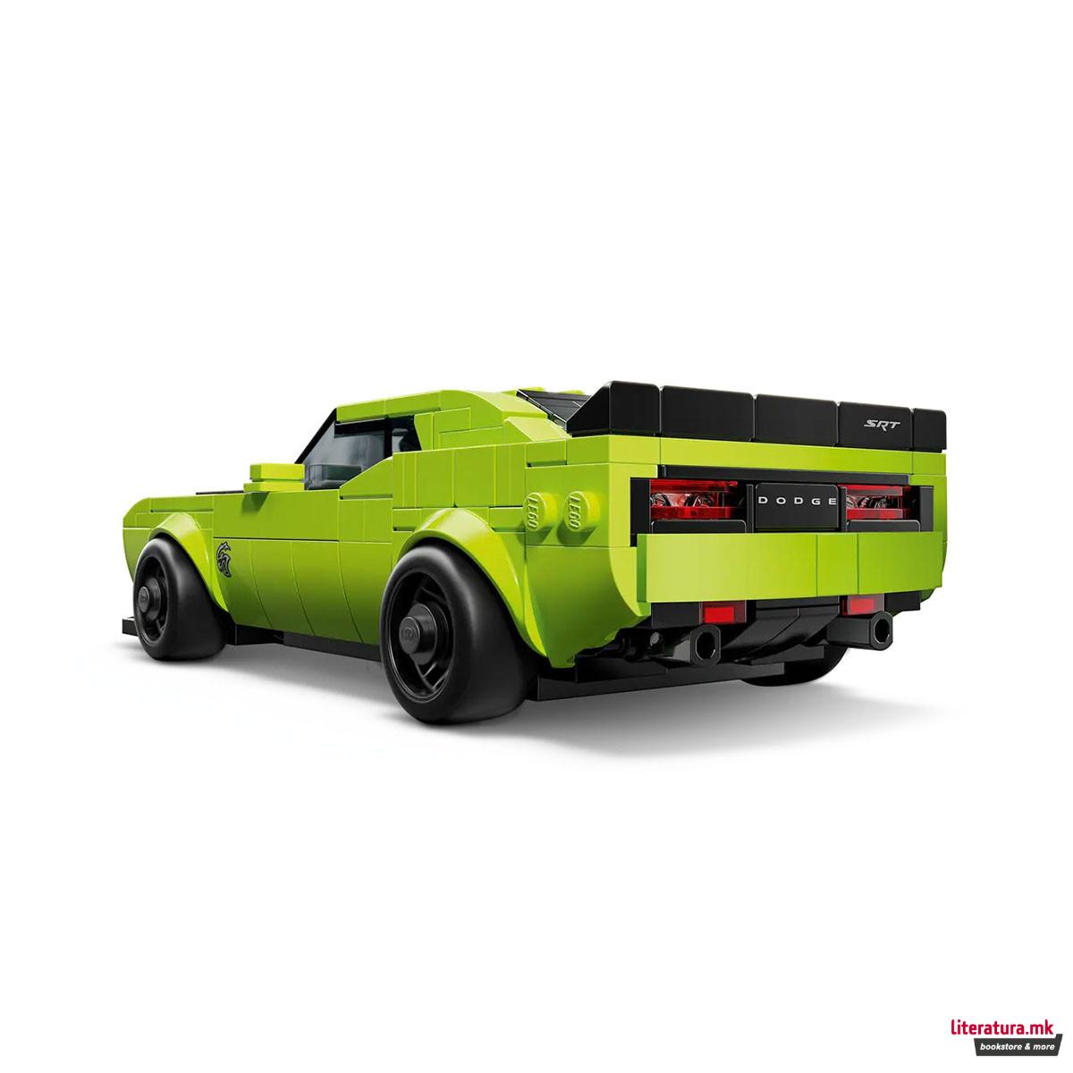 LEGO коцки, Speed Champions, Dodge Challenger SRT Hellcat Sports Car 