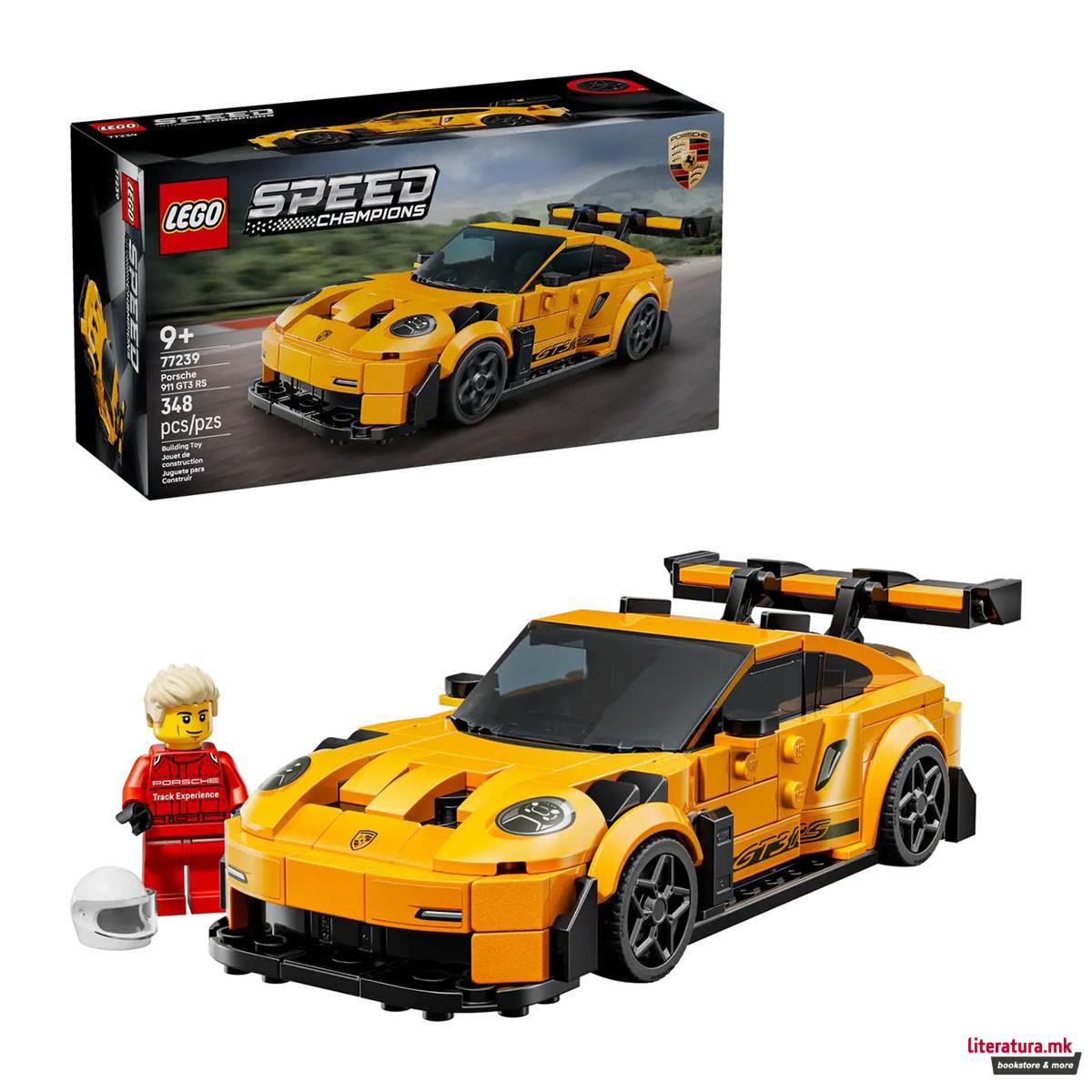 LEGO коцки, Speed Champions, Porsche 911 GT3 RS Super Car 