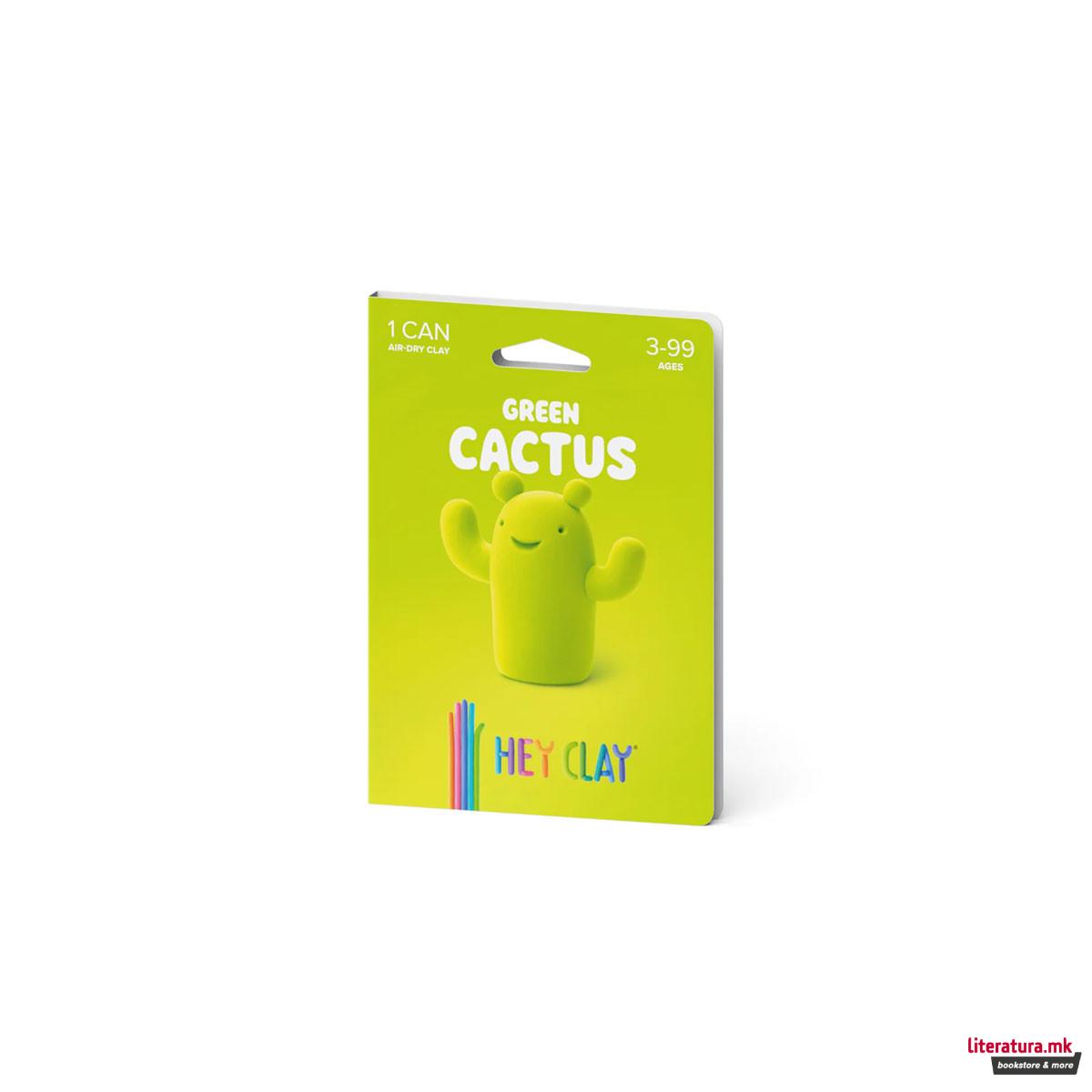 Сет за изработка со глина Green Cactus 