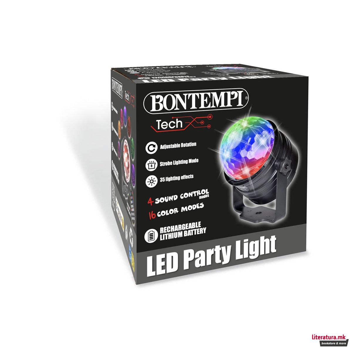 Ротирачка диско топка со LED светло со 35 ефекти 