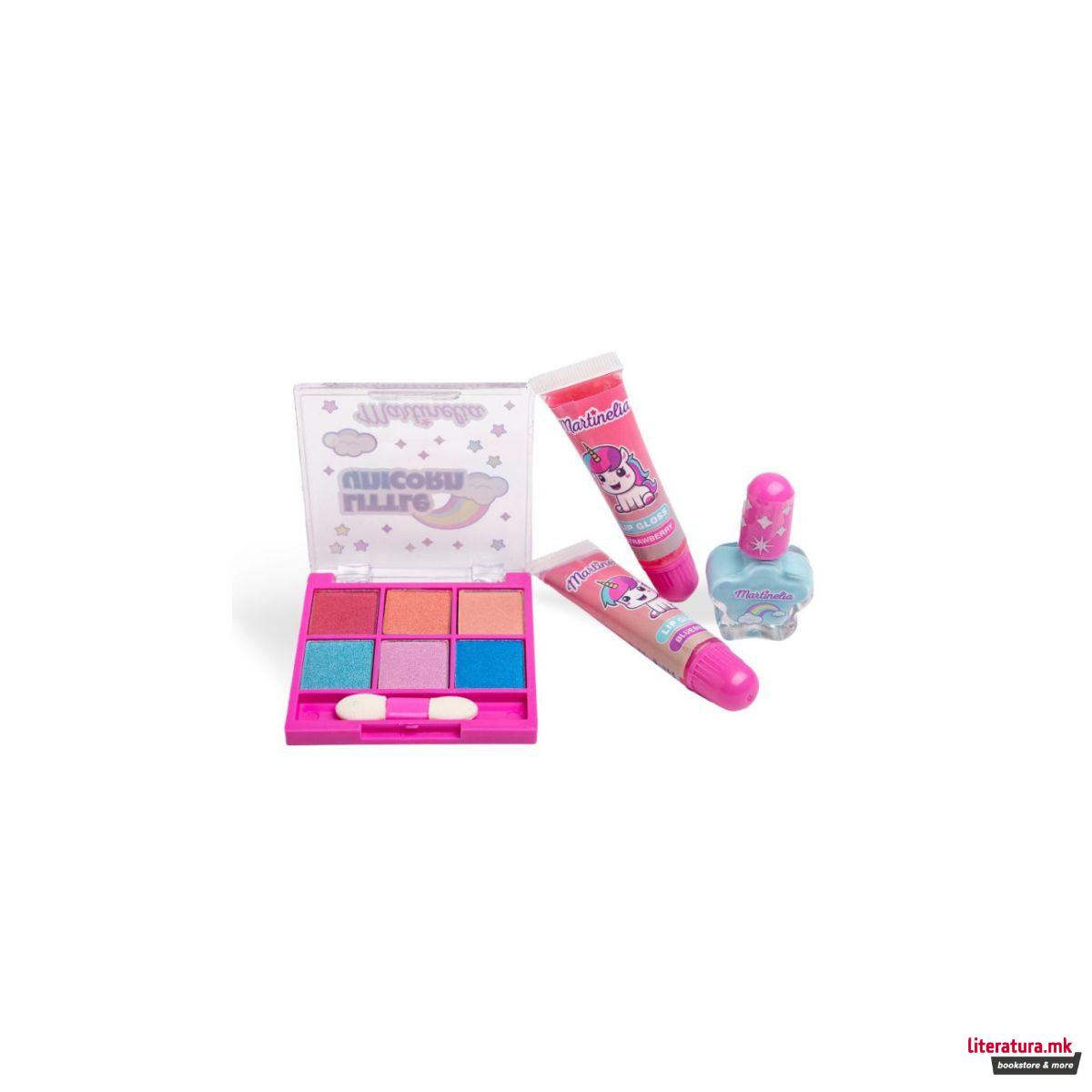 Сет детски шминки во чантичка, Little Unicorn Glam Bag 