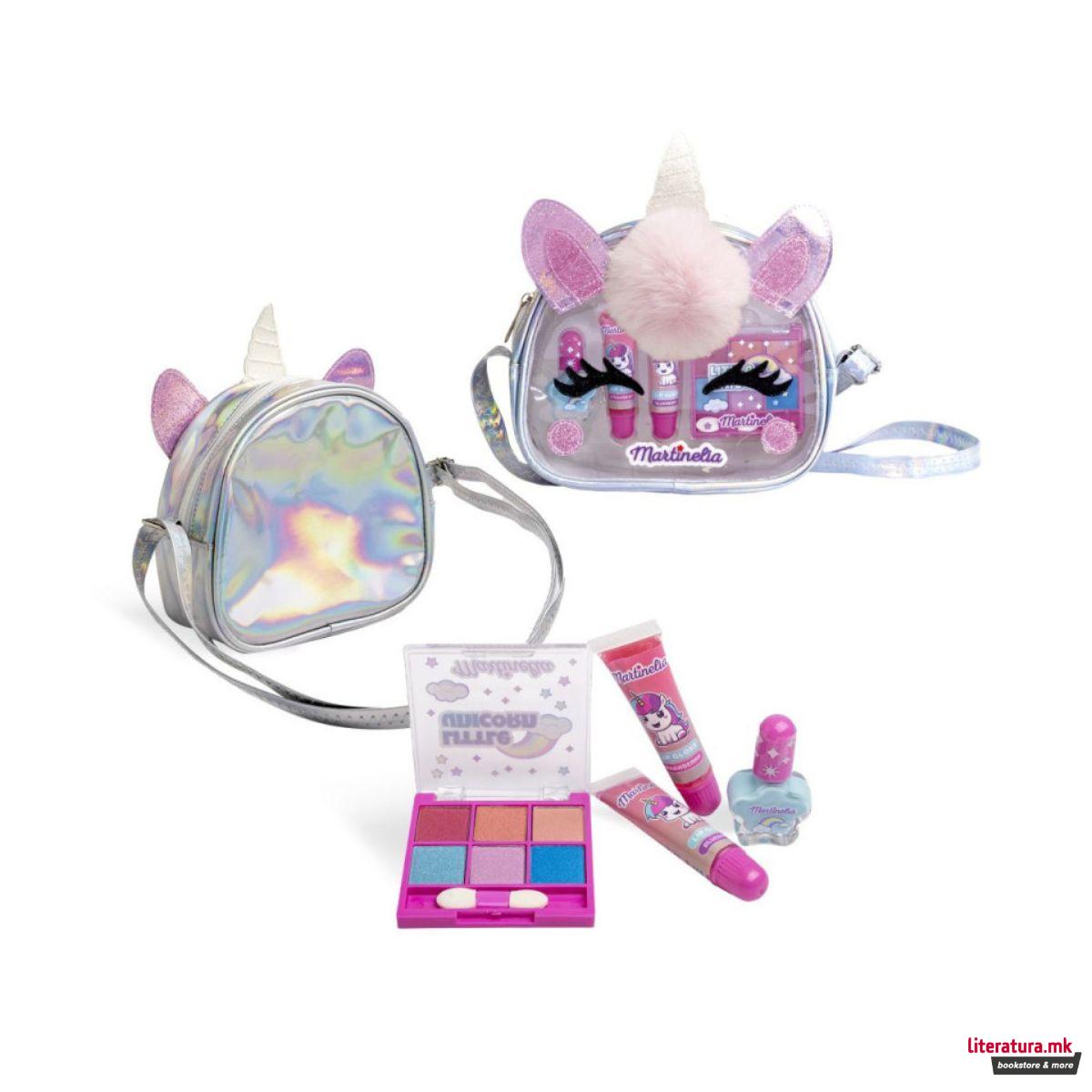 Сет детски шминки во чантичка, Little Unicorn Glam Bag 