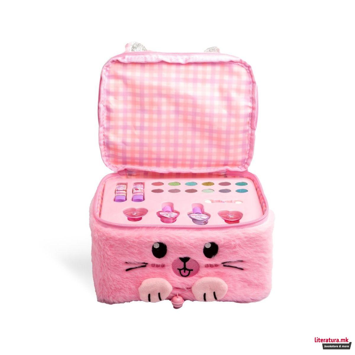 Сет детски шминки во крзнест несесер, Lulu & Duki 