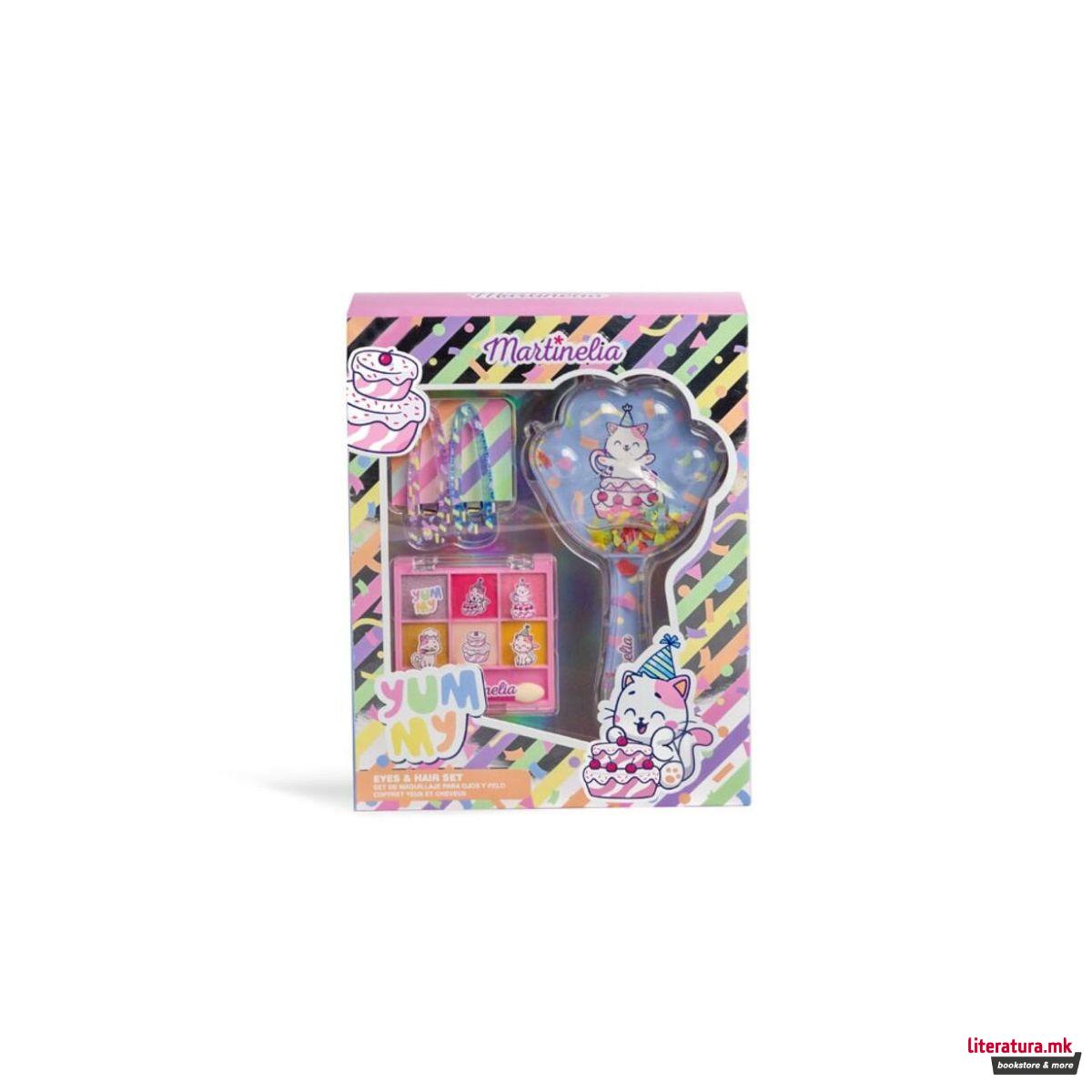 Сет детски шминки и аксесоари, Yummy Eyes & Hair Kit