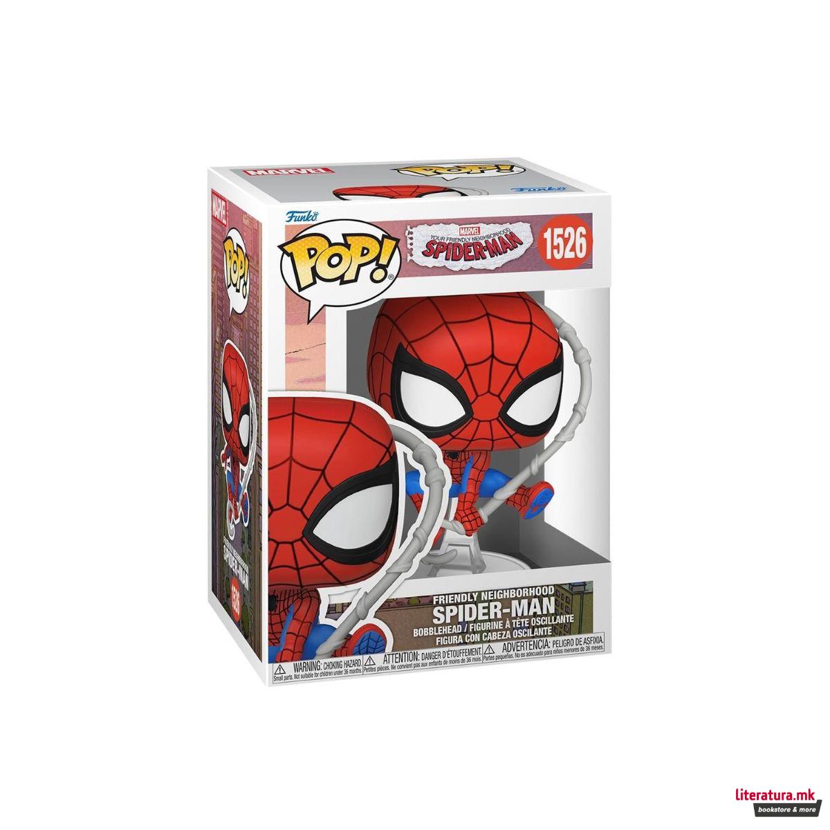 Фигура, Pop! Marvel: Friendly Neighborhood Spider-Man - Spider-Man 