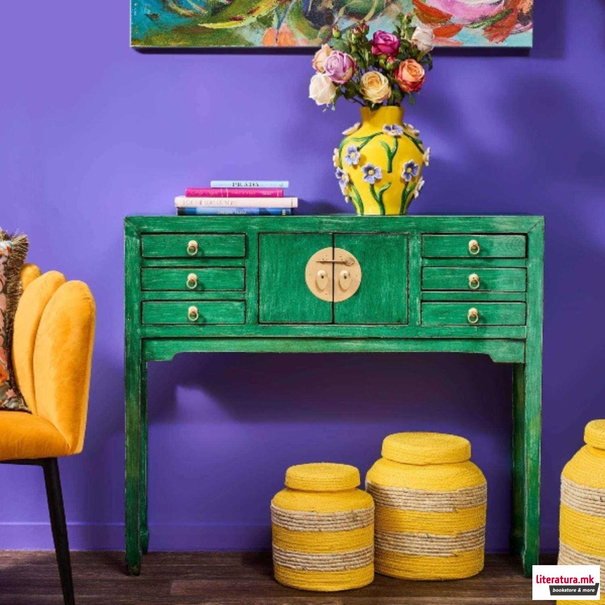 Вазна, Yellow Floral 