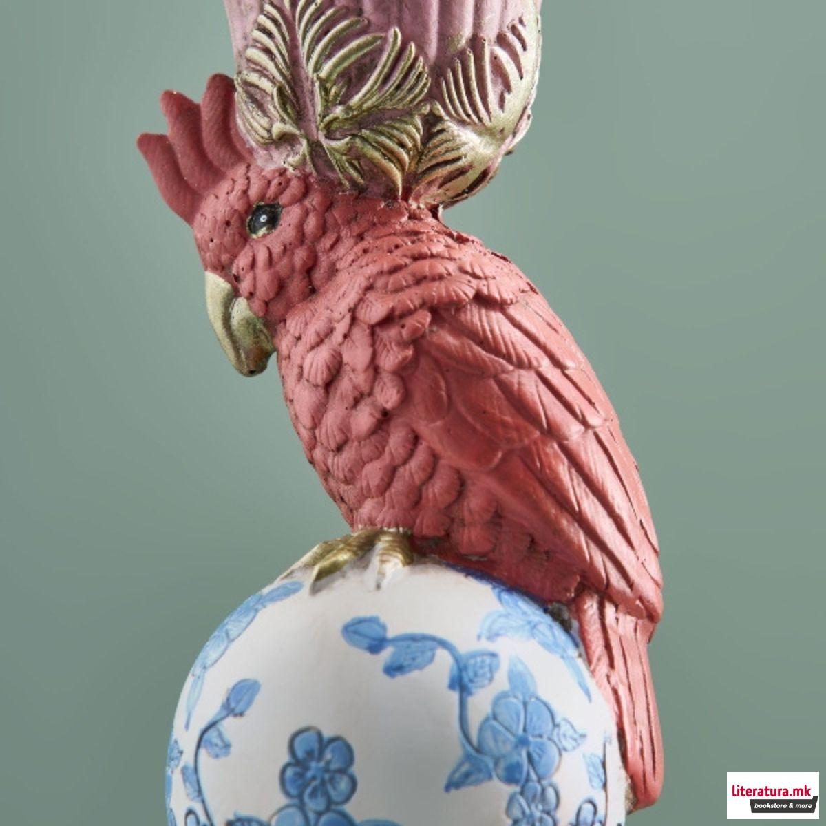 Свеќник, Jungle Love: Bird on Elephant (розев, мал) 