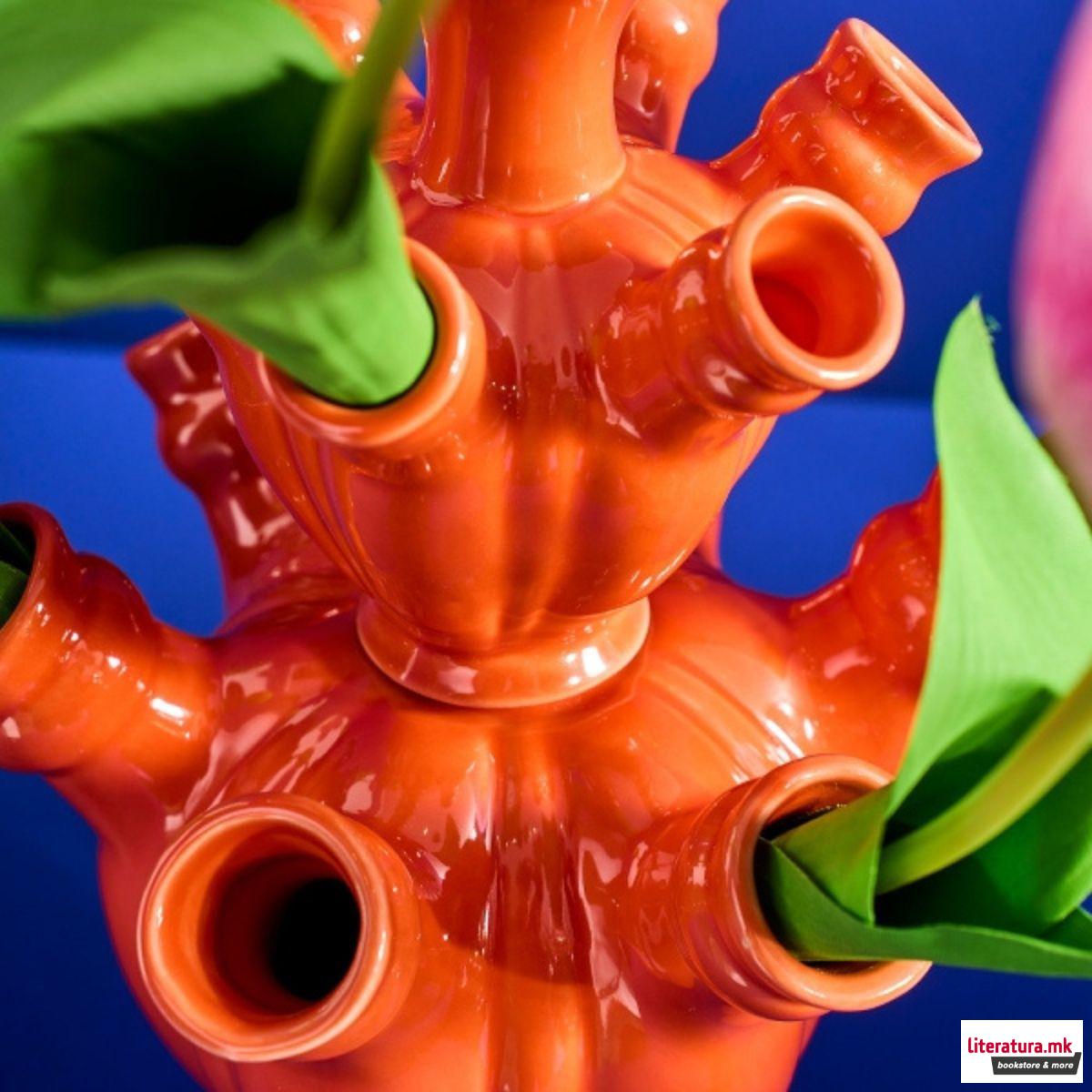 Вазна, Sea Vibes: Coral Tower (портокалова) 