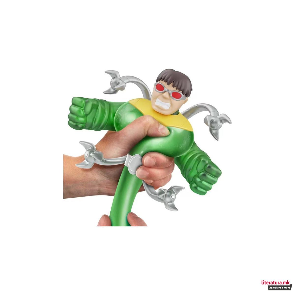 Сет од 2 растегливи мини фигури, Goo Jit Zu Minis: Marvel - Spider-Man vs Dr. Oc 