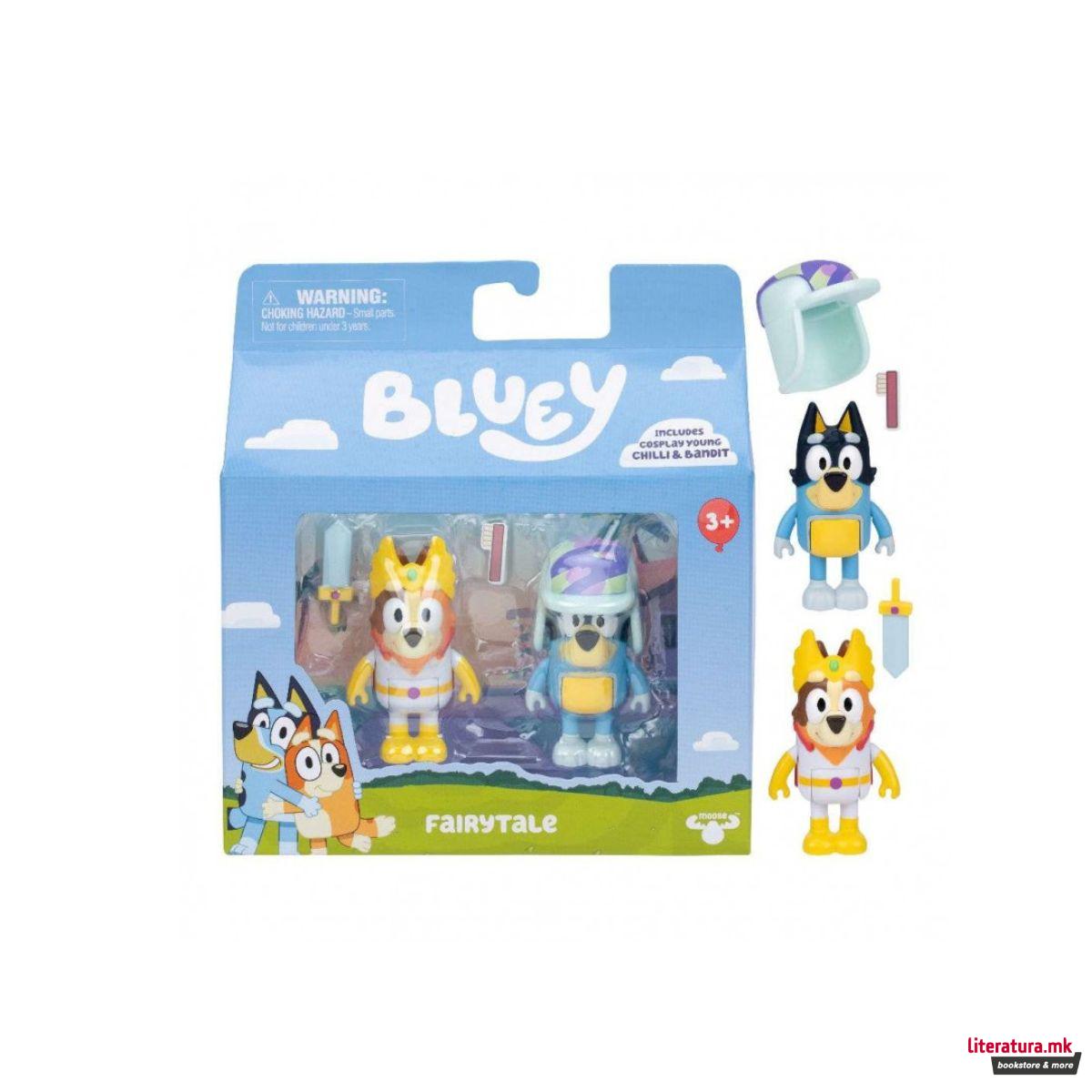 Сет фигури, Bluey: School Friends - Fairytale/Surprise Blaster Suit 