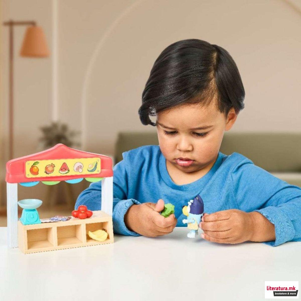 Мини сет за игра, Bluey: Farmers Market Playset 