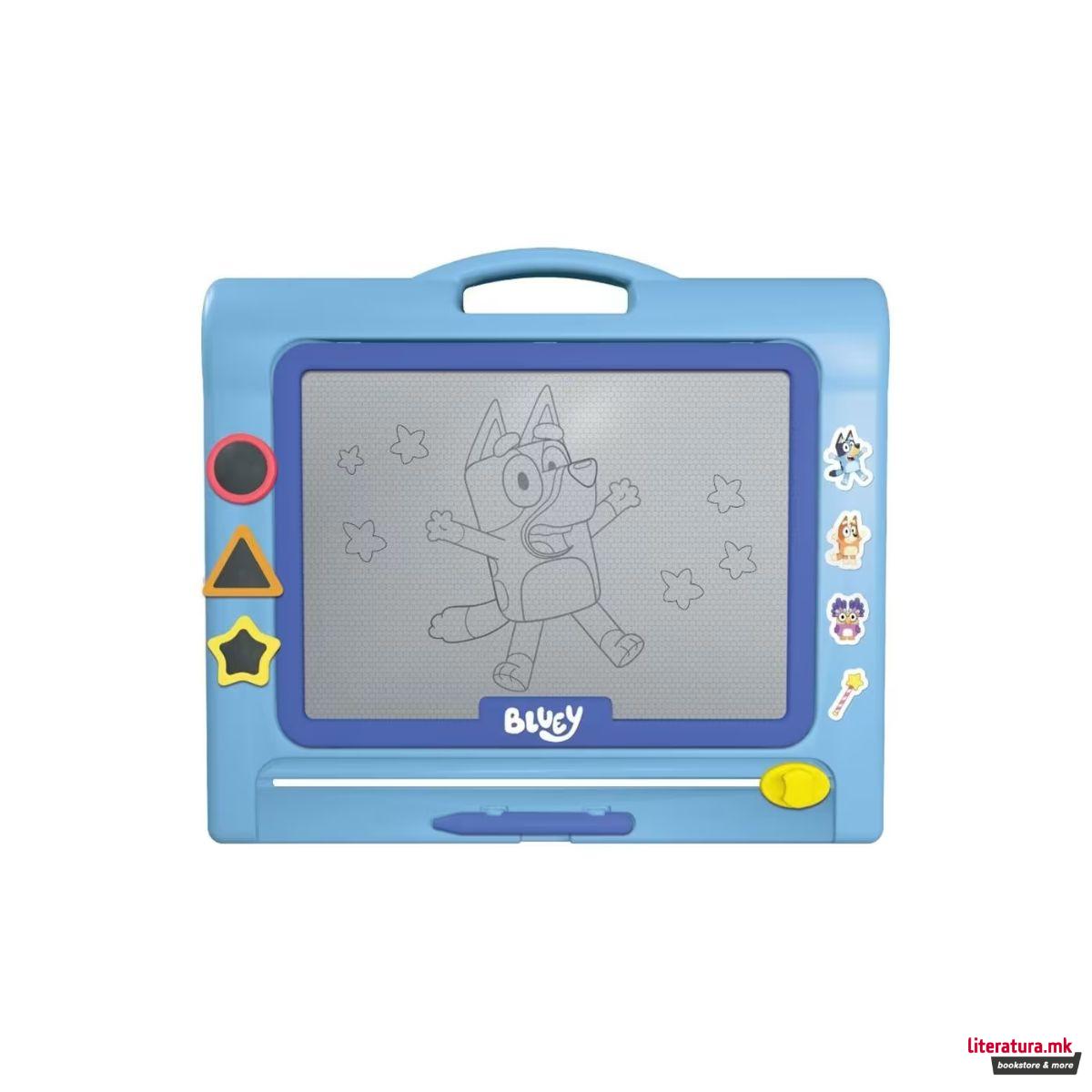 Магнетна пиши-бриши табла, Bluey: Deluxe Magnetic Scribbler 