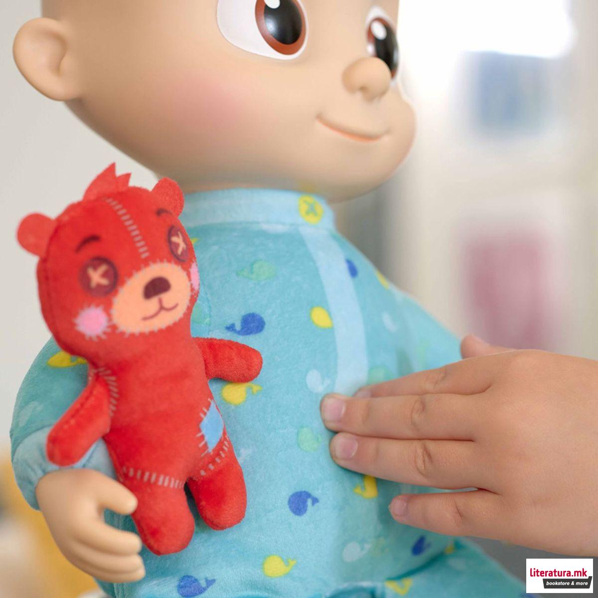 Кукла со звуци, Cocomelon - JJ, 30 cm 