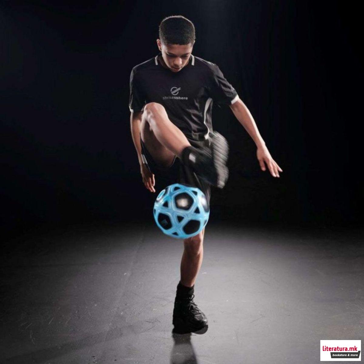 Фудбалска топка со светла и звуци, Strikesphere Counter Soccer Ball 