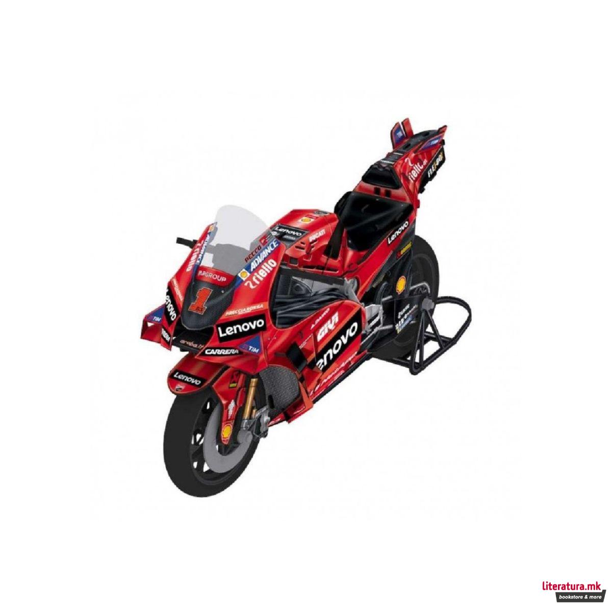 3D сложувалка, GP Sport - Ducatti Panigale V4R, 1:7, 115 парчиња 