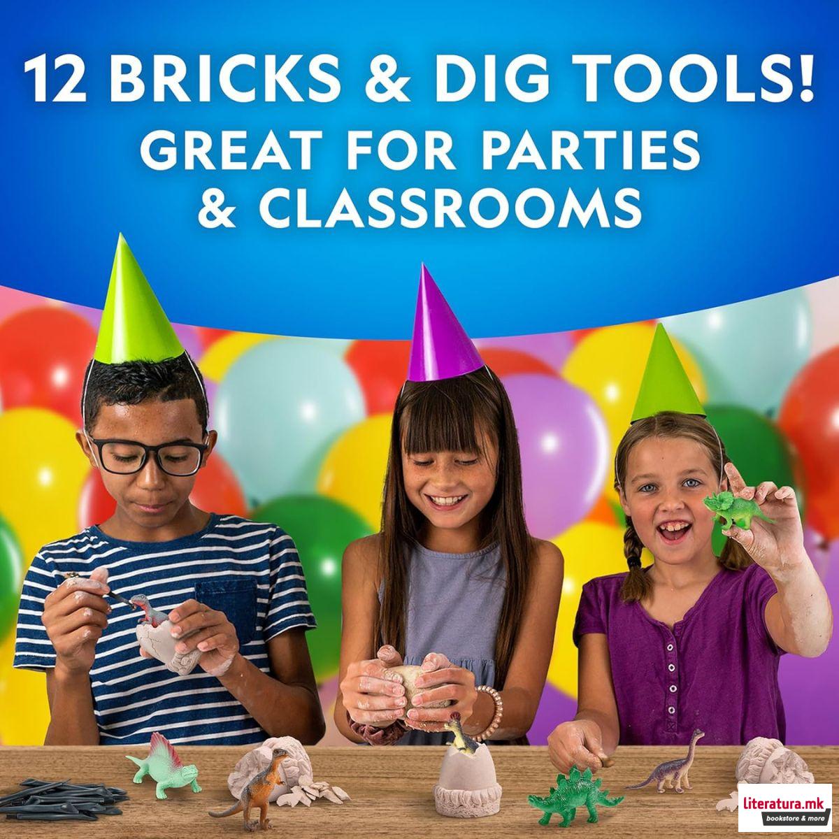 СТЕМ сет, National Geographic - Dino Egg Dig Kits 