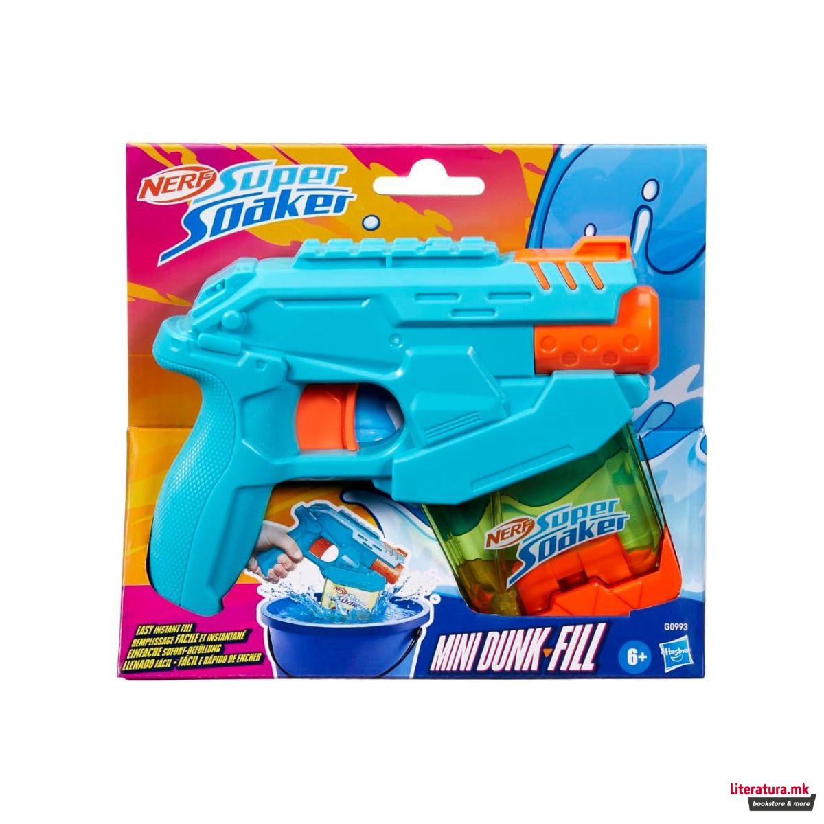 Пиштол на вода NERF Super Soaker Mini Dunk-Fill Water Blaster 