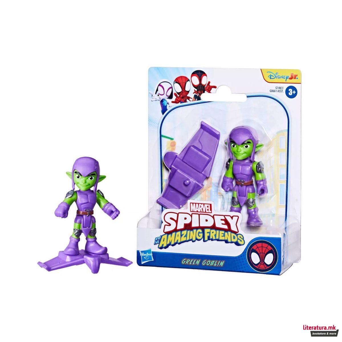 Фигура, Marvel: Spidey and his Amazing Friends - Green Goblin, 7cm 