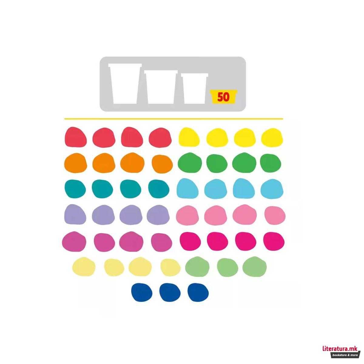 Тесто за моделирање, Play-Doh - сет од 50 бои 