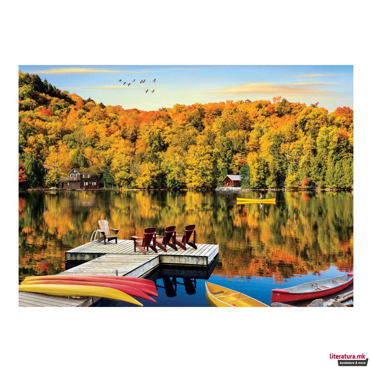 Сложувалка, Lakeside Cottage, Quebec, 1000 парчиња (Smart Cut) 