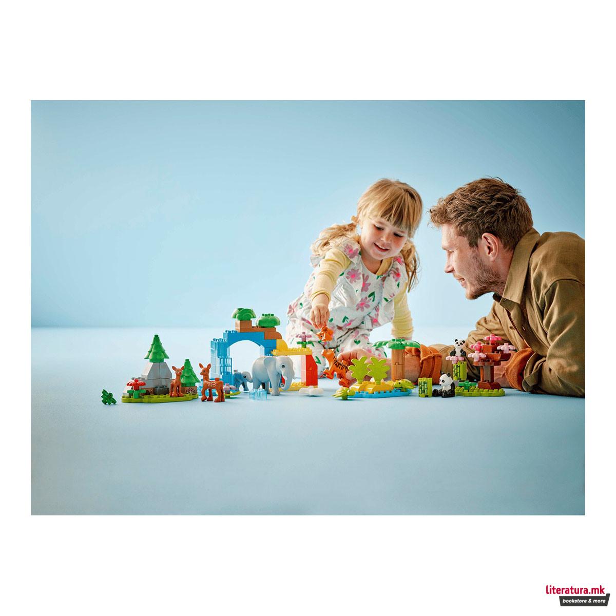 LEGO коцки, Duplo, 3in1 Wild Animal Families 