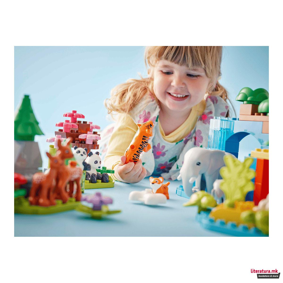 LEGO коцки, Duplo, 3in1 Wild Animal Families 