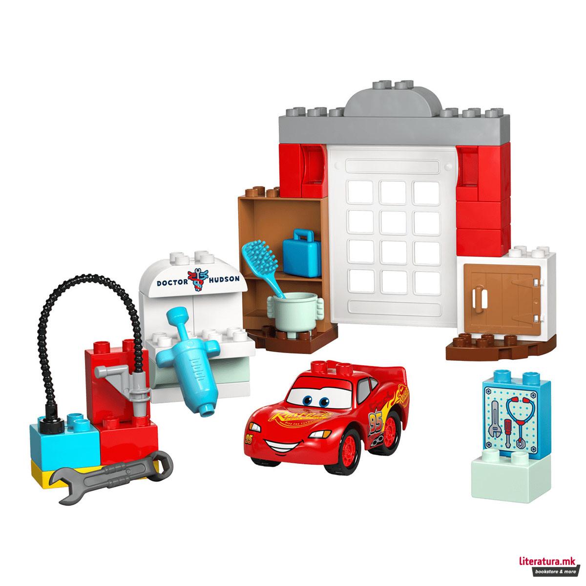LEGO коцки, Duplo, Pixar: Cars - McQueen's Visit to Doc's Garage 