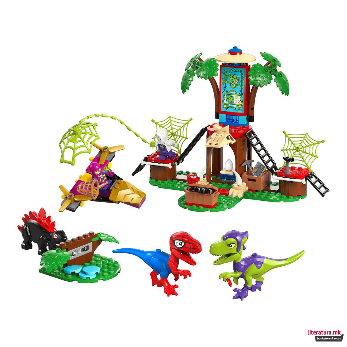 LEGO коцки, Marvel, Spidey and Gobby's Raptor Battle at Tree House HQ 