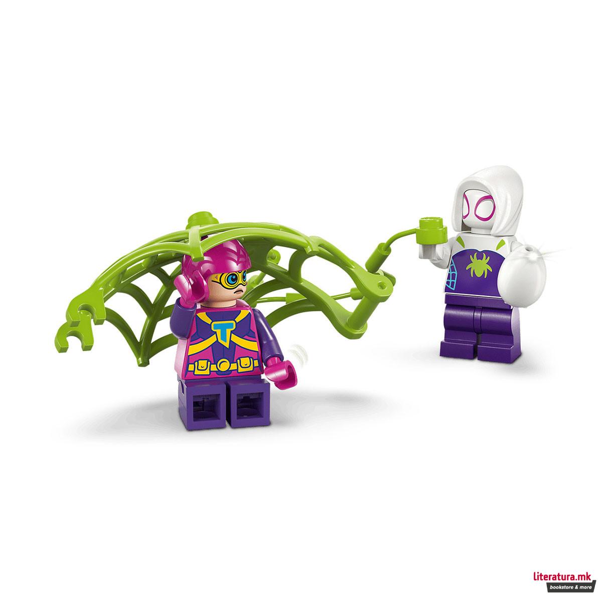 LEGO коцки, Marvel, Spidey and Gobby's Raptor Battle at Tree House HQ 