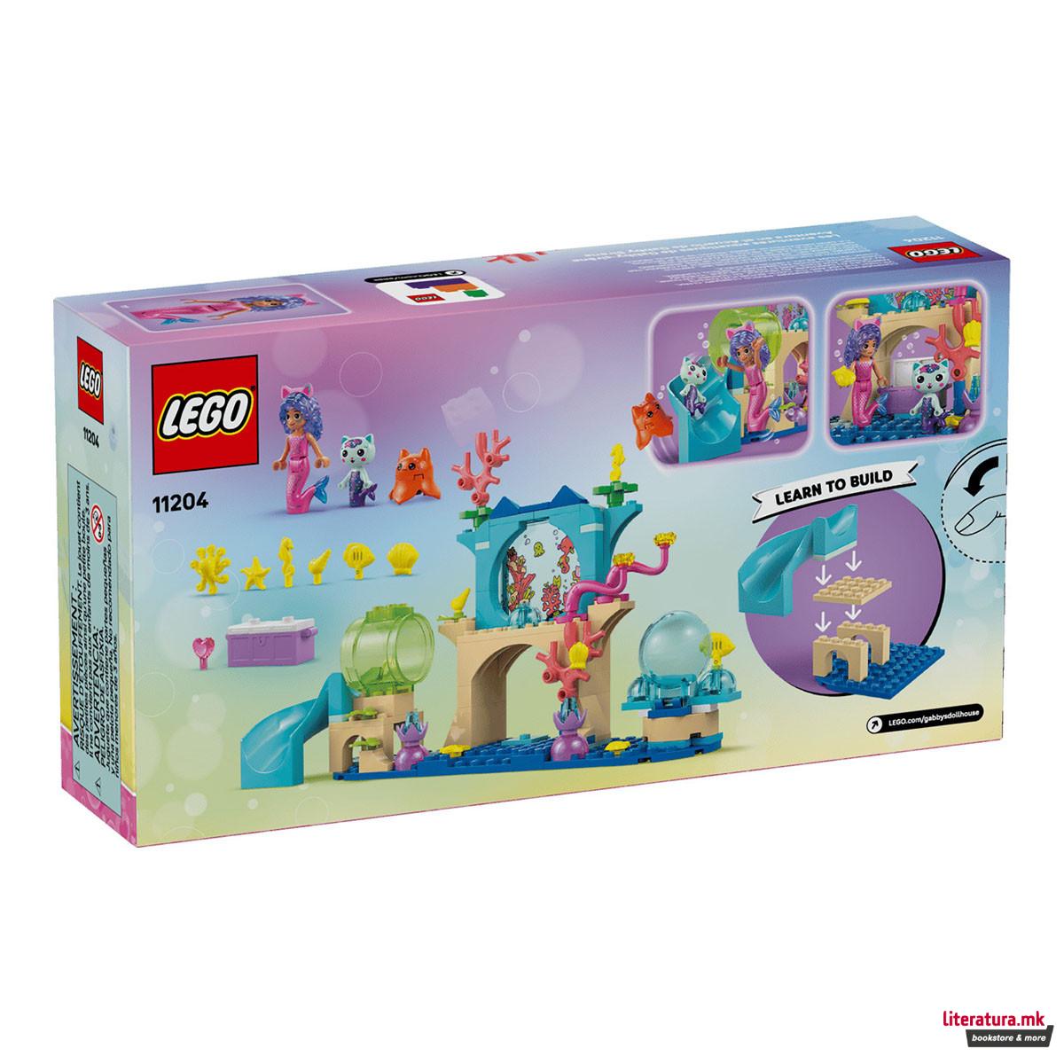 LEGO коцки, Gabby's Dollhouse - Mermaid Gabby's Aquarium Adventure 