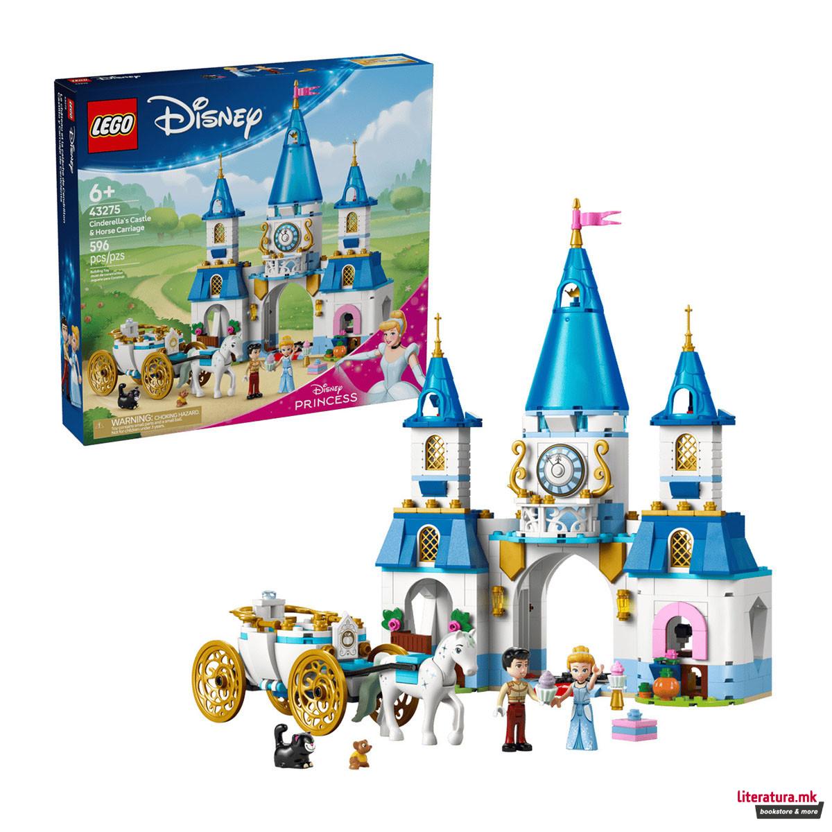 LEGO коцки, Disney, Cinderella's Castle & Horse Carriage 