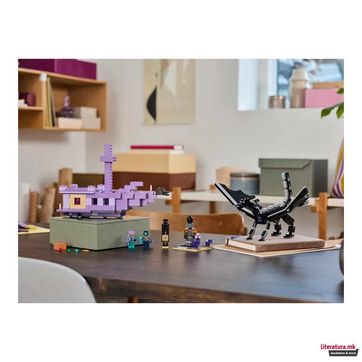 LEGO коцки, Minecraft, The Ender Dragon and End Ship 