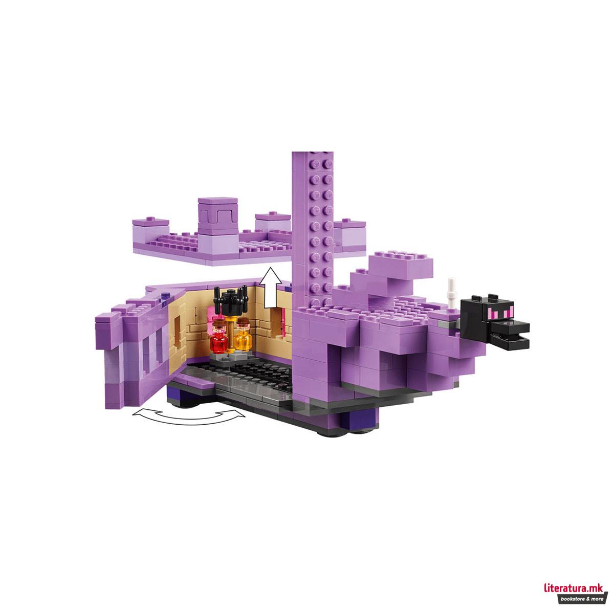 LEGO коцки, Minecraft, The Ender Dragon and End Ship 