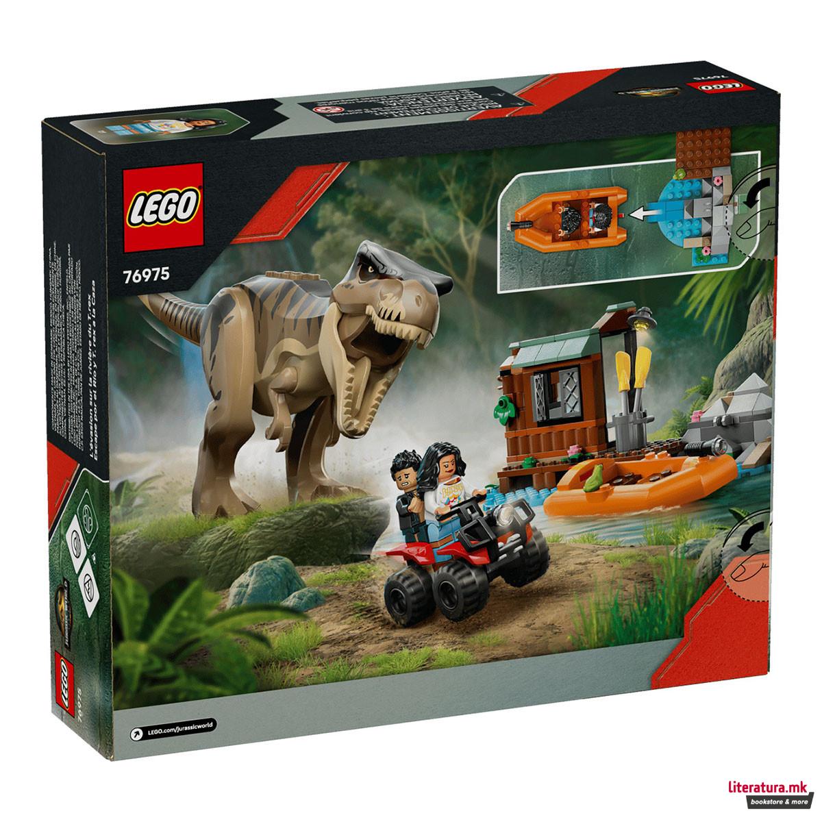 LEGO коцки, Jurassic World, T. rex River Escape 
