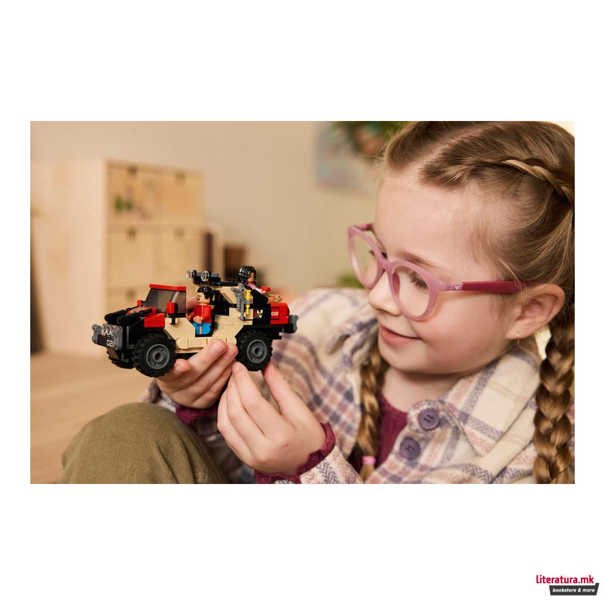 LEGO коцки, Jurassic World, Raptor Off-Road Escape 